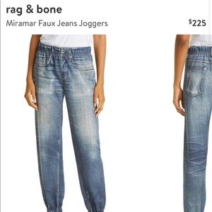 Miramar Faux Jeans Joggers LUCASWASH